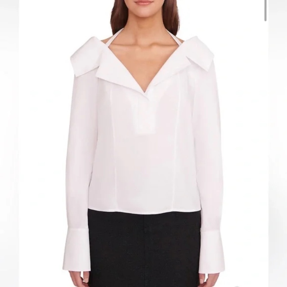 NWT Staud Felicity Poplin Top - Picture 1 of 6
